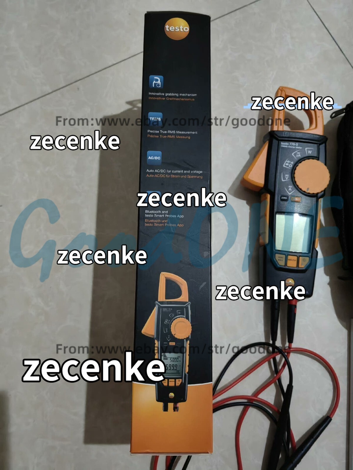 1PC New Testo 770-3 TRMS Clamp Meter 0590 7703 Digital Multimeter