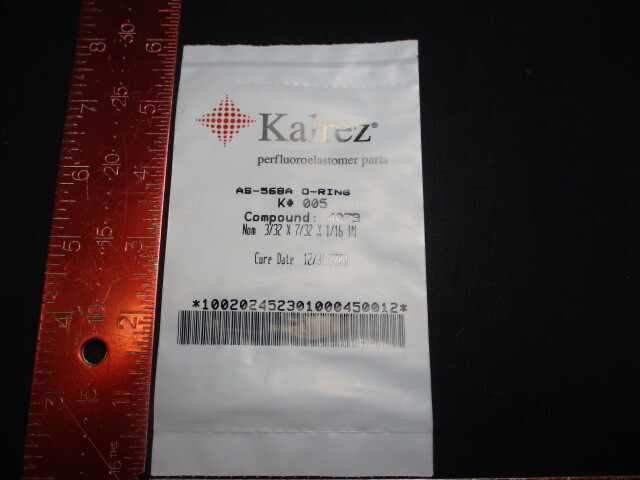 KALREZ AS-568A-005 O-RING, KALREZ ID.101 CSD.070 4079 BLK