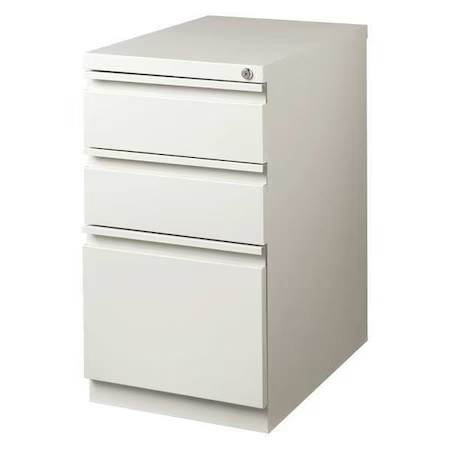 Hirsh 18576 15″ W 3 Drawer Desk Pedestal, Light Gray