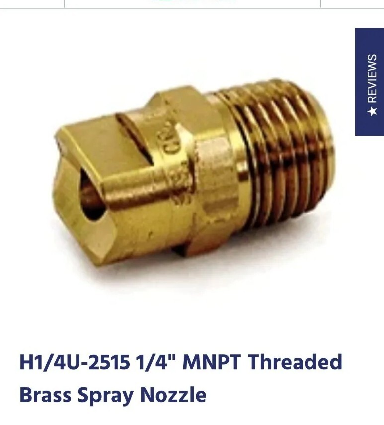 H1/4U VEE JET 2514 1/4″ S.S. CO. LOT OF 5 UNITS, TN215