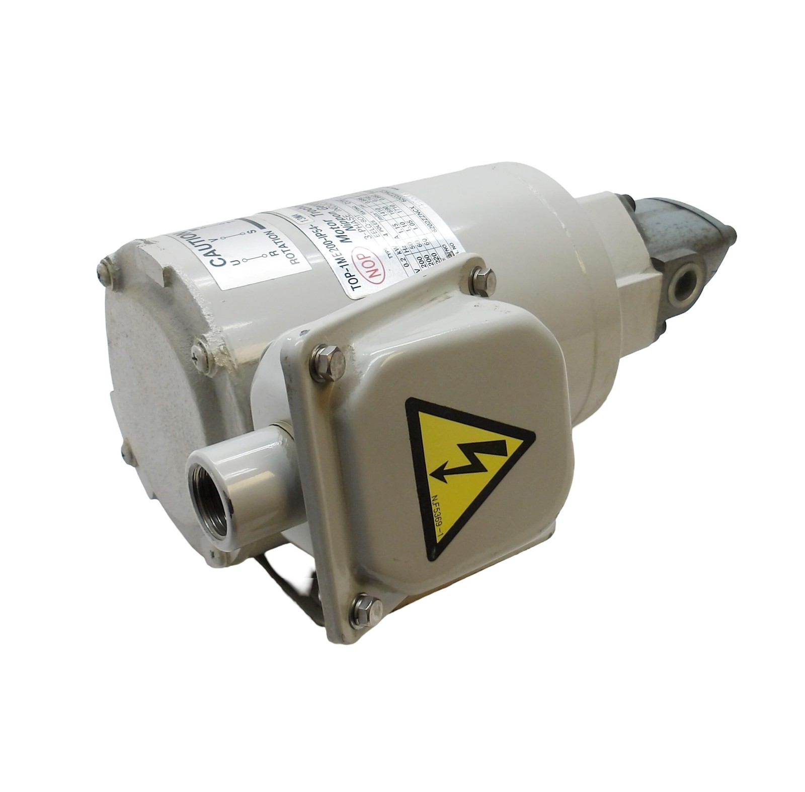 NEW NIPPON TOP-1ME200-IP54-13MA MOTOR TROCHOID PUMP EELQ-8OT TOP-13MA *READ*