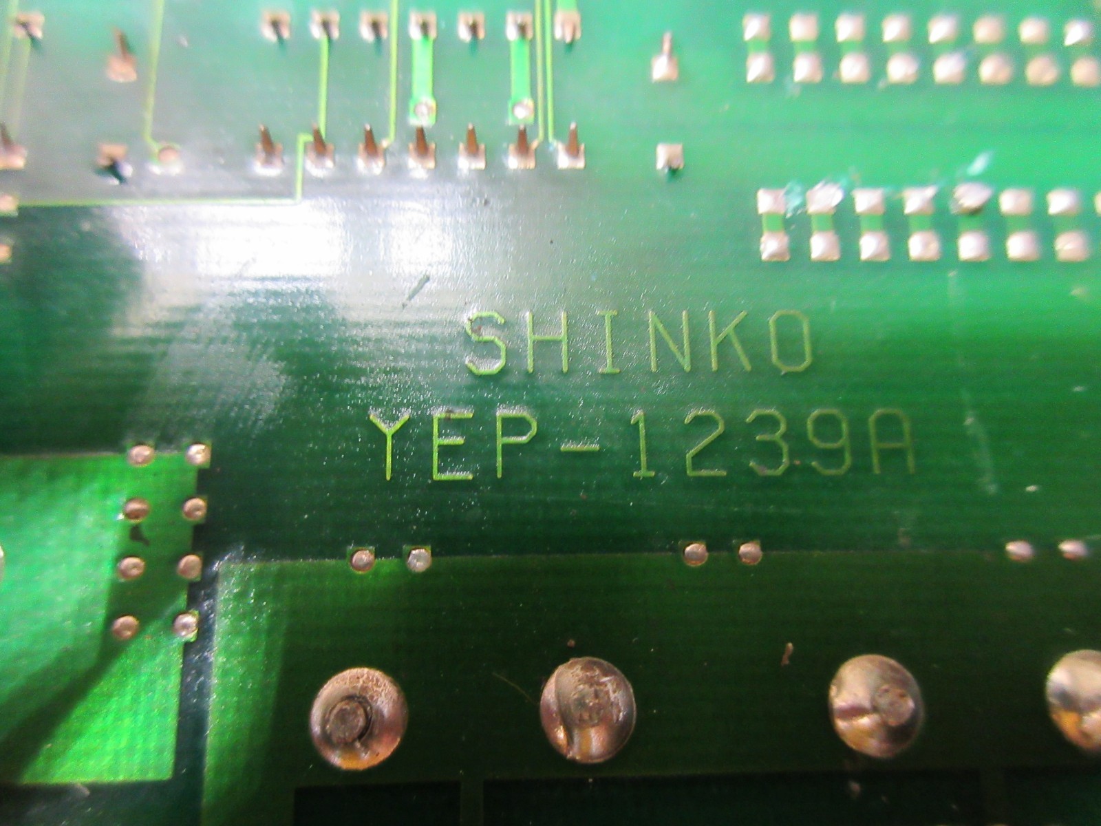 SHINKO CIRCUIT BOARD YEP-1239A P/N Y27A05135-1 CNC WARRANTY