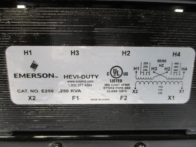 EMERSON E250 240/480V NSNP