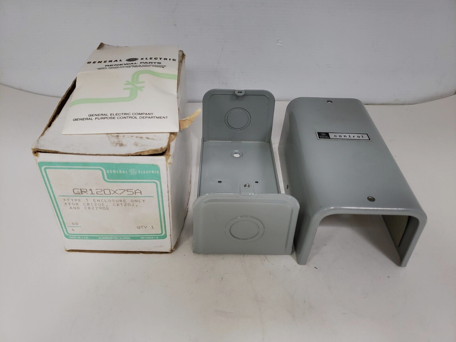 GENERAL ELECTRIC CR120X75A ENCLOSURE TYPE 1 FOR CR120W CR120J CSR279OE NIB