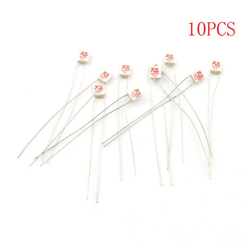 10Pcs New M20 TF 115�� Thermal Fuse 250V 2A J&C hiB_z8