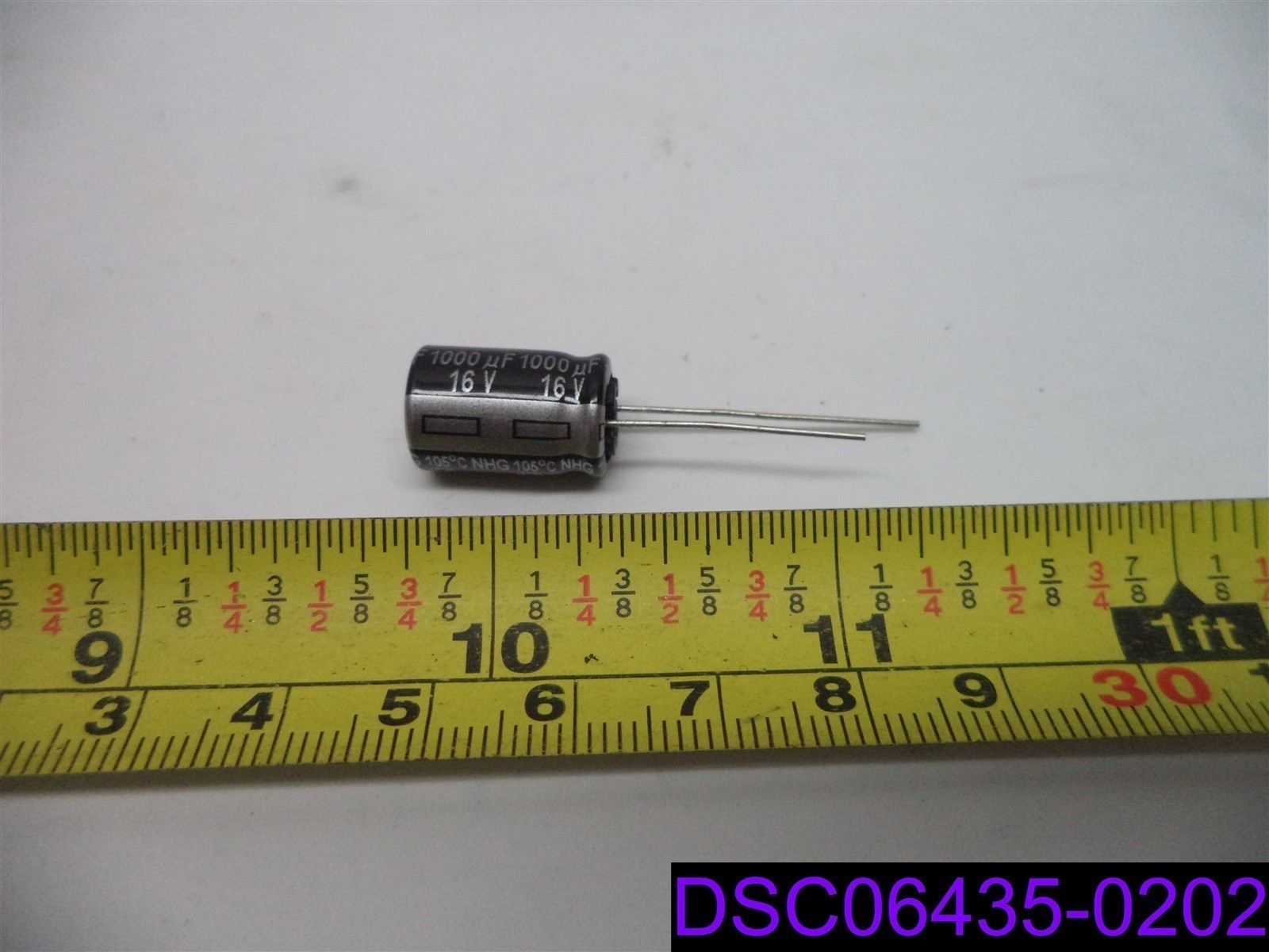 Radial Electrolytic Capacitor 1000uf 16V