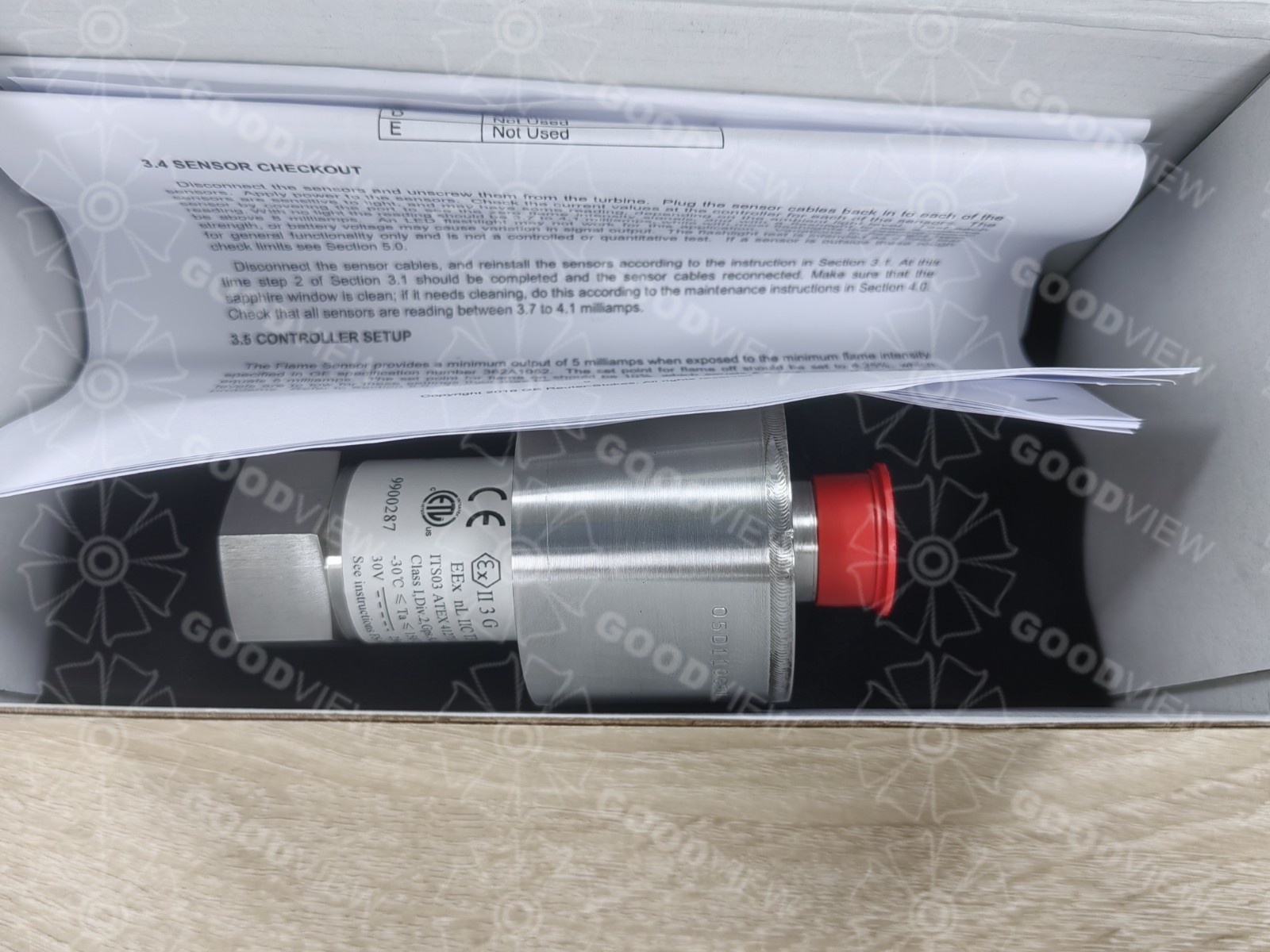 RS-FS-9001 362A1052P104 GE Flame Detector Used
