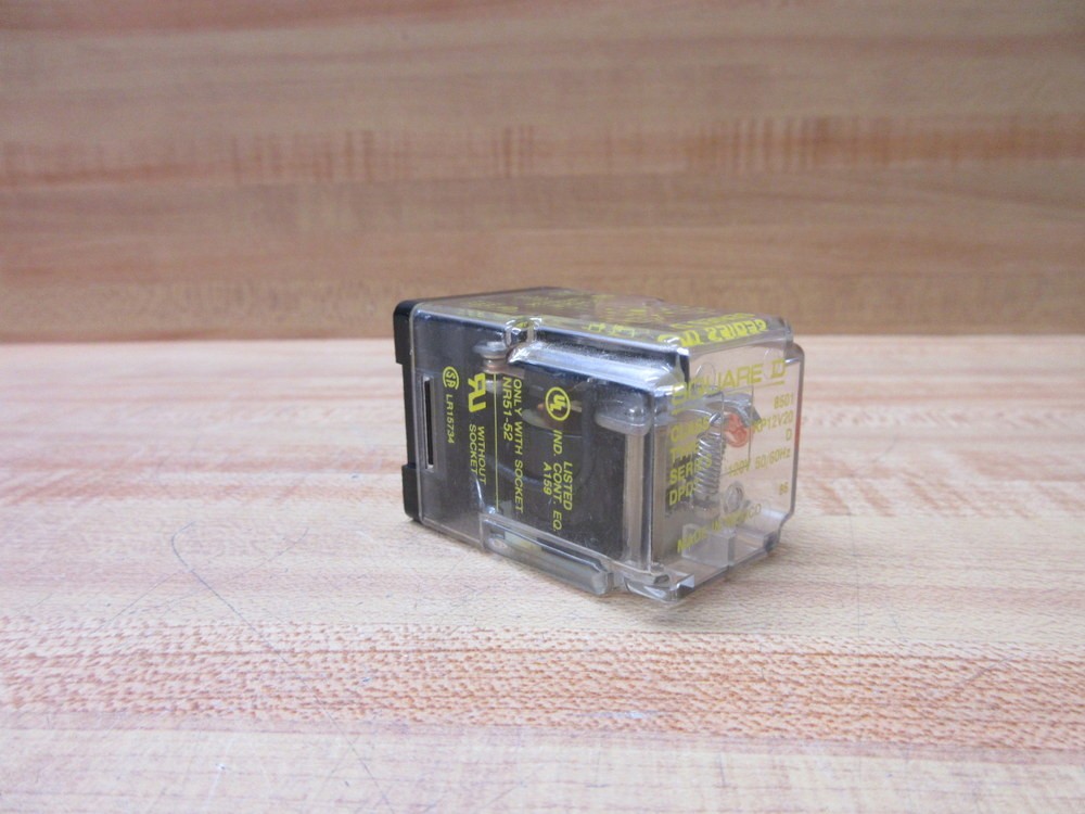 Square D 8501-KP12V20 Relay 48074 8501-KP12V20-120V Series D