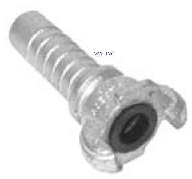 1″ Hose End Universal Crowfoot Coupling Chicago Fitting Plated Iron SFH100