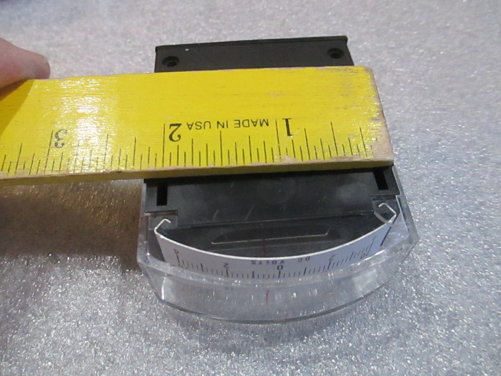 GE Type 185 DC Volt Meter 20V Vintage 03C12
