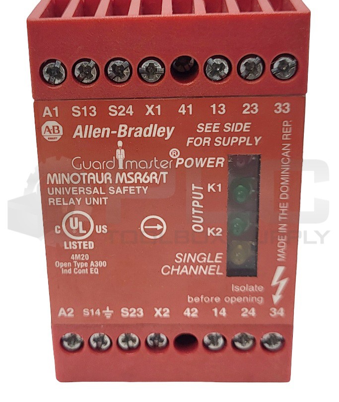 NEW ALLEN BRADLEY 440R-C23017 /B SAFETY RELAY UNIT 24V AC/DC MINOTAUR MSR6R/T