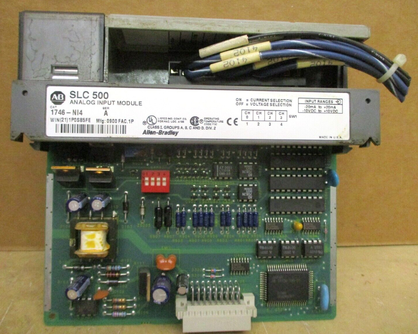Allen-Bradley SLC 500 1746-P3 Ser A SLC 5/04 CPU 1747-L542 48677GN