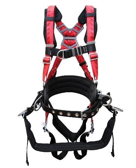 MSA TechnaCurv Full-Body Harness – Standard Vest-Type With Shoulder Pad 10053000