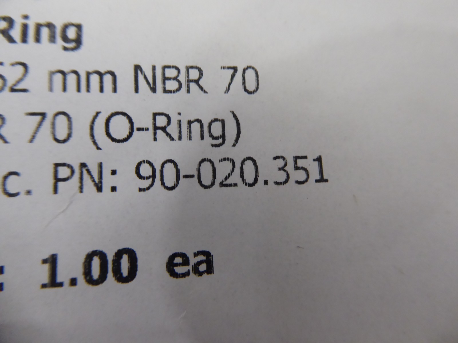 Schuler 90-020.351 O-Ring D-117N70 20.3 X 2.62 mm