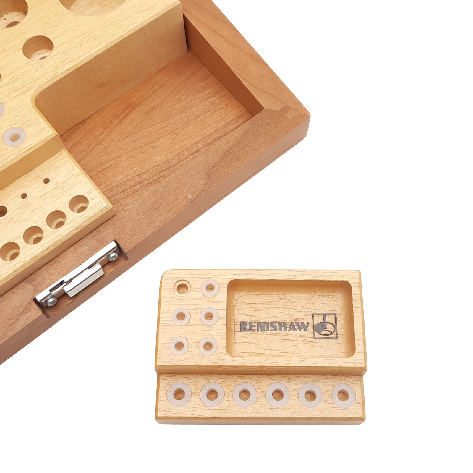 Renishaw Wooden Storage Box For TP7M Styli Extensions, *Styli Extn Not Included*