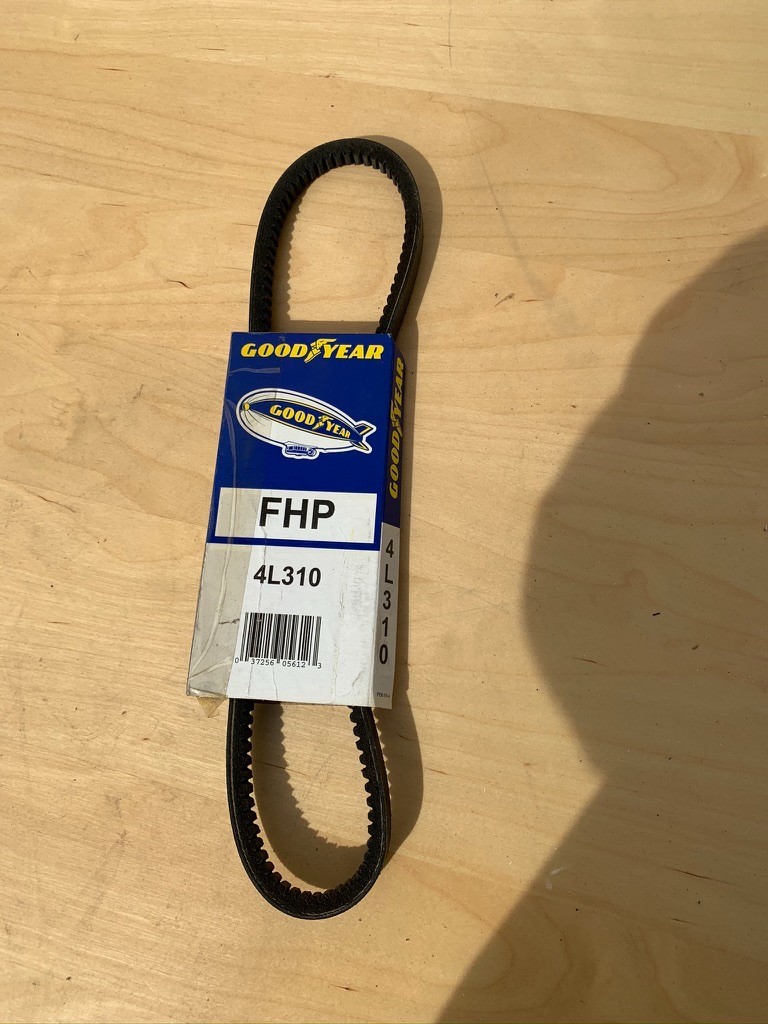 Goodyear FHP Belt 4L310 is a Fractional Horsepower (FHP) V-belt A29 or 6831