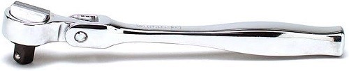 Wright Tool 2495 – 1/4Inch Drive Flex Head Ratchet Contour Grip – 5-1/2Inch