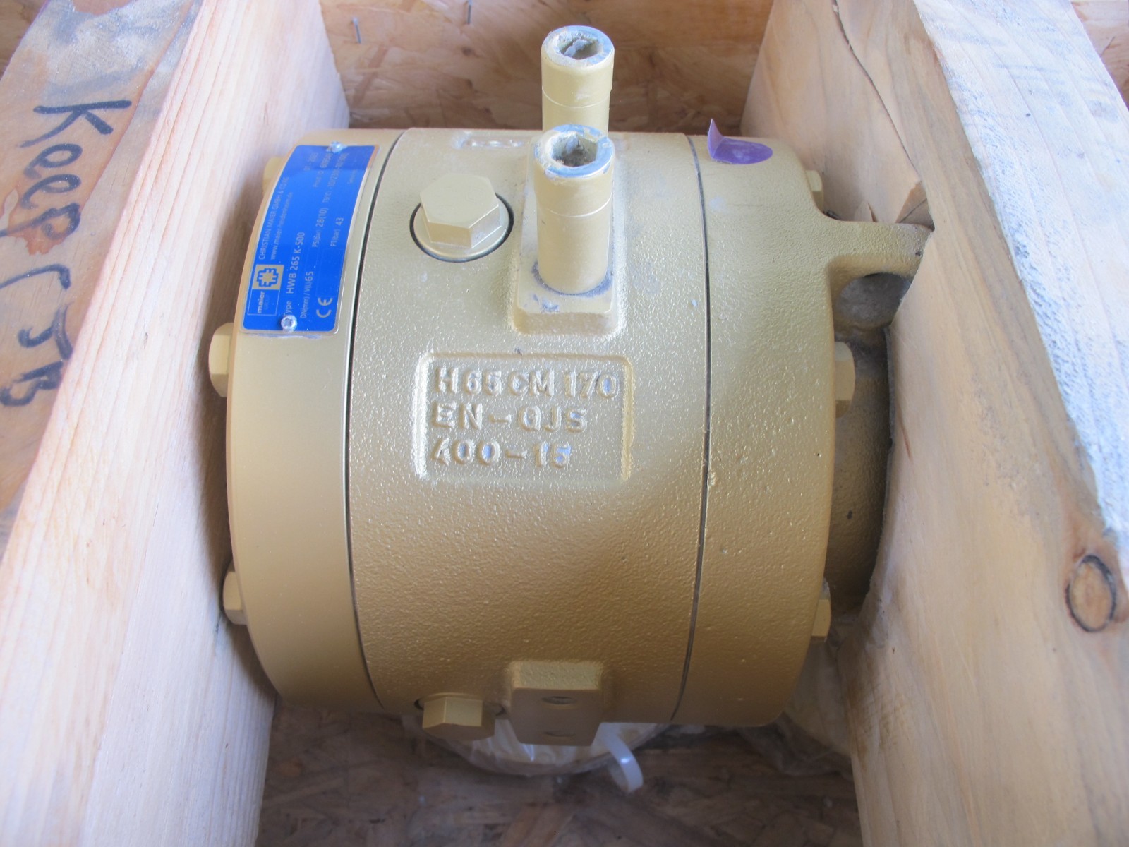 New CHRISTIAN MAIER HWB 265 K-500 Rotary Joint 28 PSI 10 bar HWB265 K500 Union