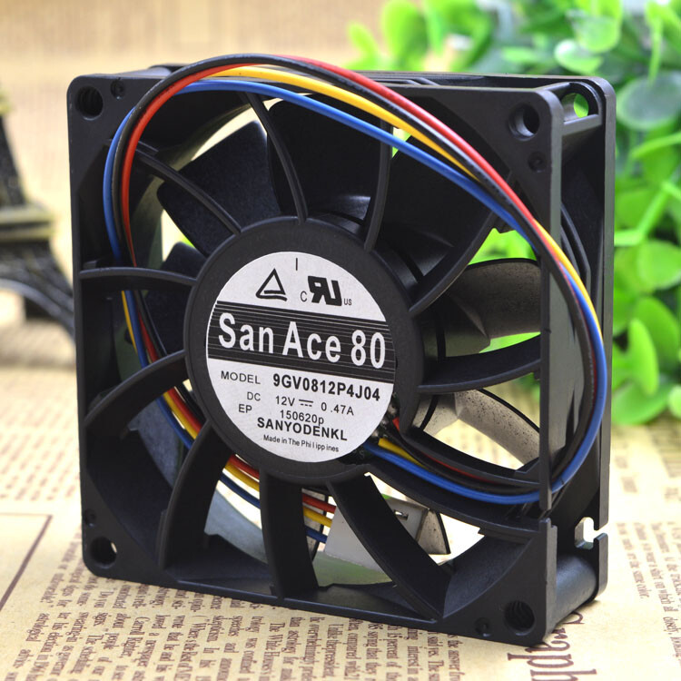 1PC For Fan Sanyo 9GV0812P4J04 12V 0.47A Z#1