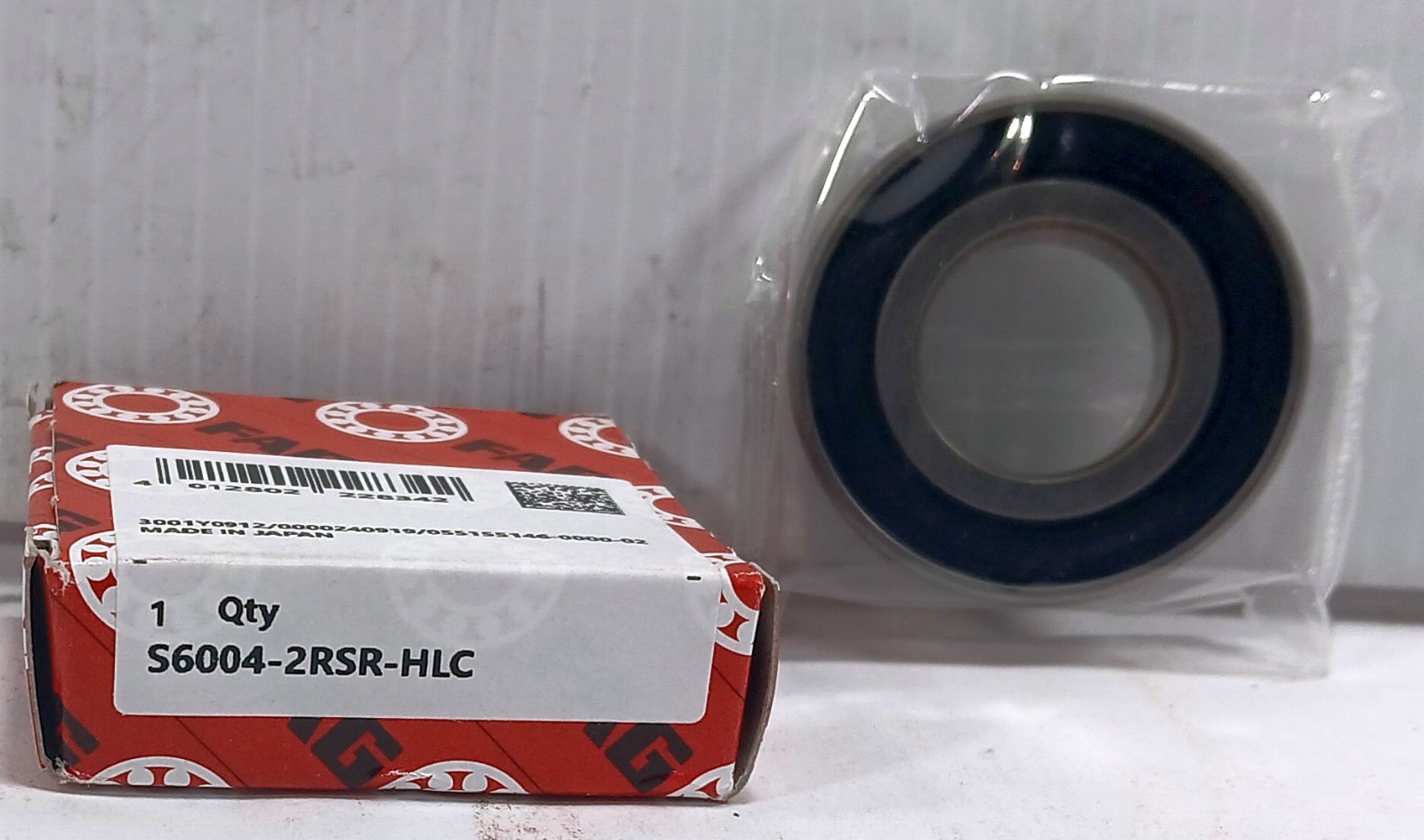 1 NEW FAG S6004-2RSR-HLC 20X42X12mm DEEP GROOVE BALL BEARING NIB **MAKE OFFER**