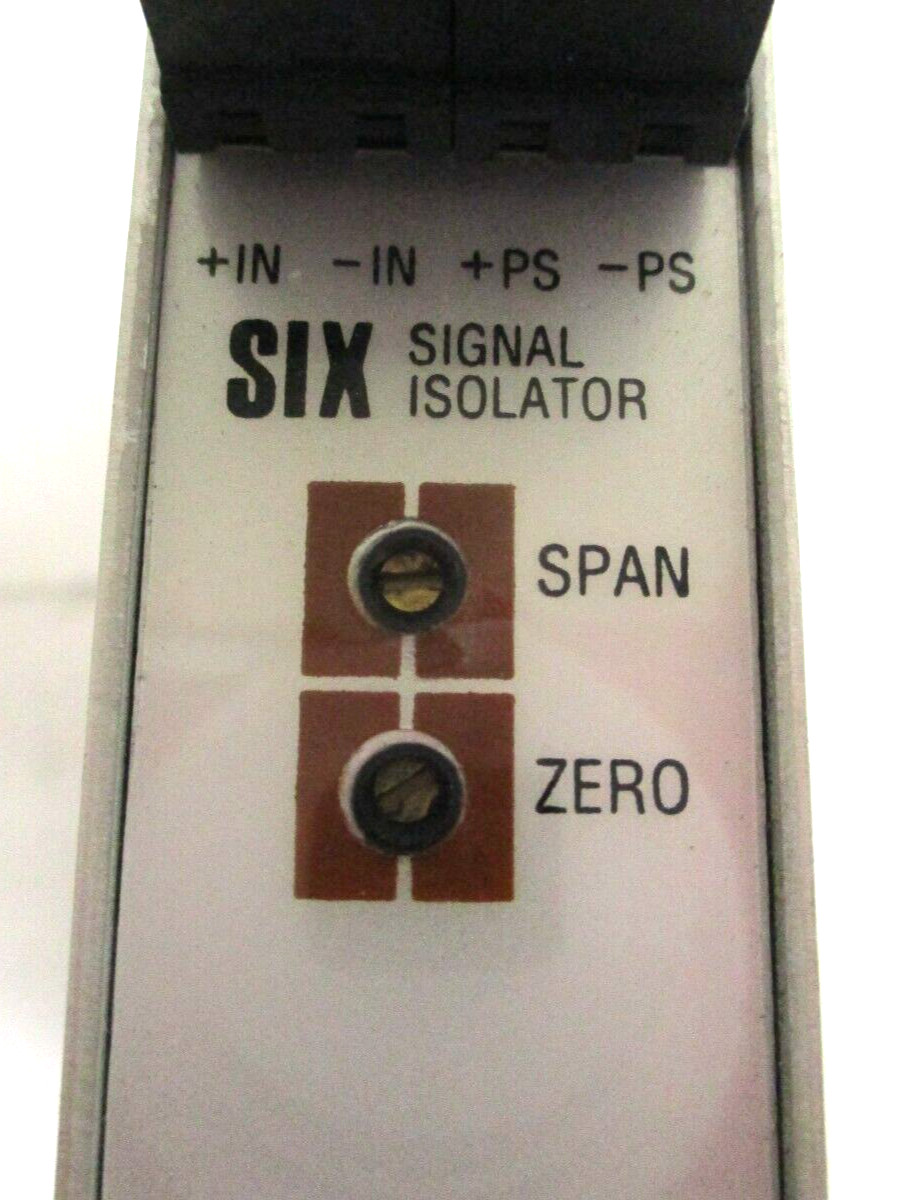 MOORE INDUSTRIES, SIX/4-20MA/4-20MA/12-42DC , SIX SIGNAL ISOLATOR , SURPLUS