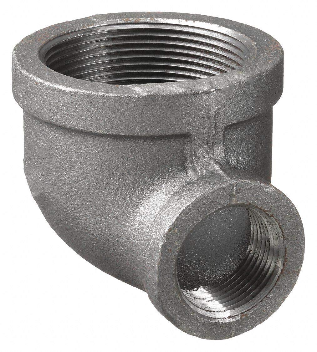 Cai Anvil 1/2 In. Female Black Malleable Iron 90-Degree Reducing Elbow
