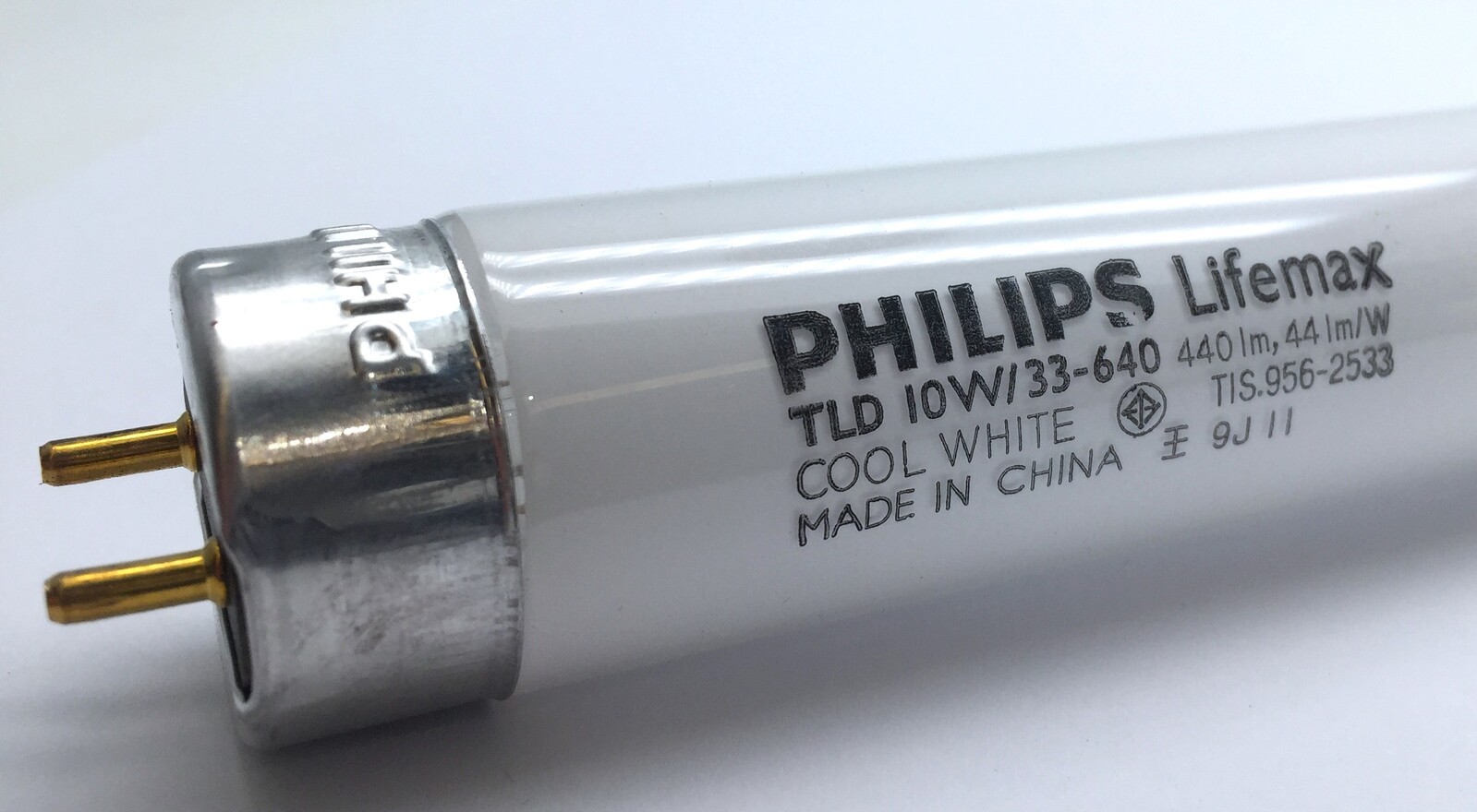 Philips TL-D10W/33-640 T8 Fl Tube 35cm G13 440lm 44lm/W Cool White x25