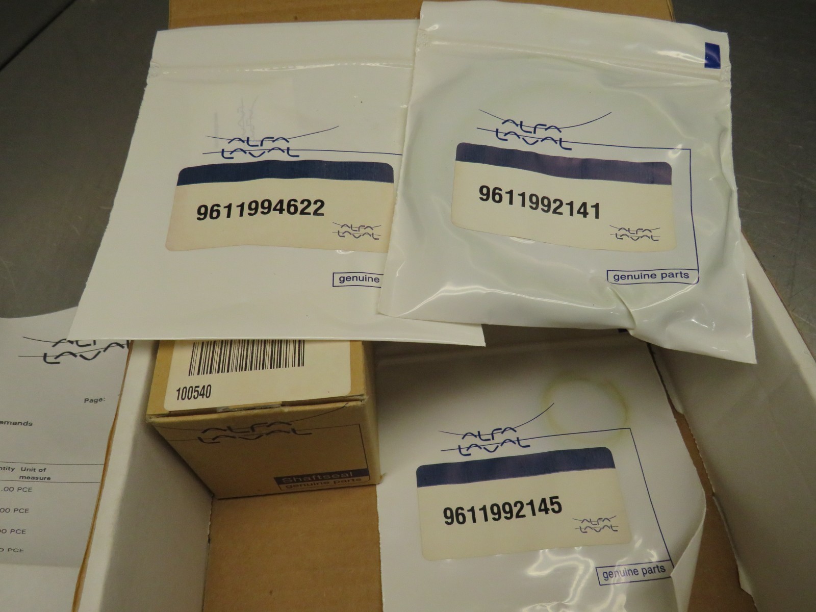 Alfa Laval 9611922574 Service Kit EPDM LKH-20