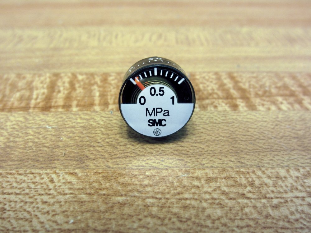 SMC G27-10-R1 0-1 MPa Pneumatic Pressure Gauge G2710R1 MNPT w/Nipple
