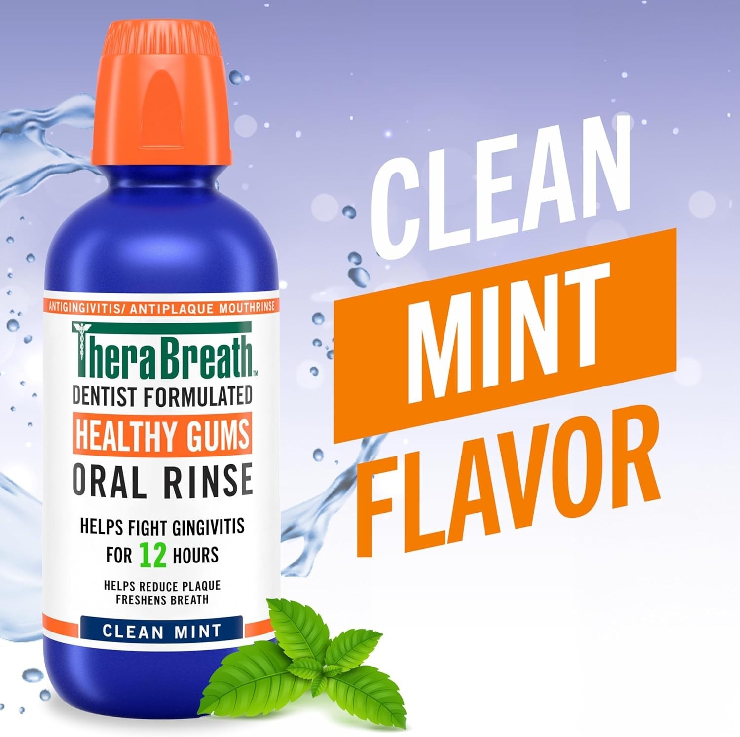 TheraBreath Healthy Gums Oral Rinse, Antigingivitis, 16 Fl Oz (Pack of 2)