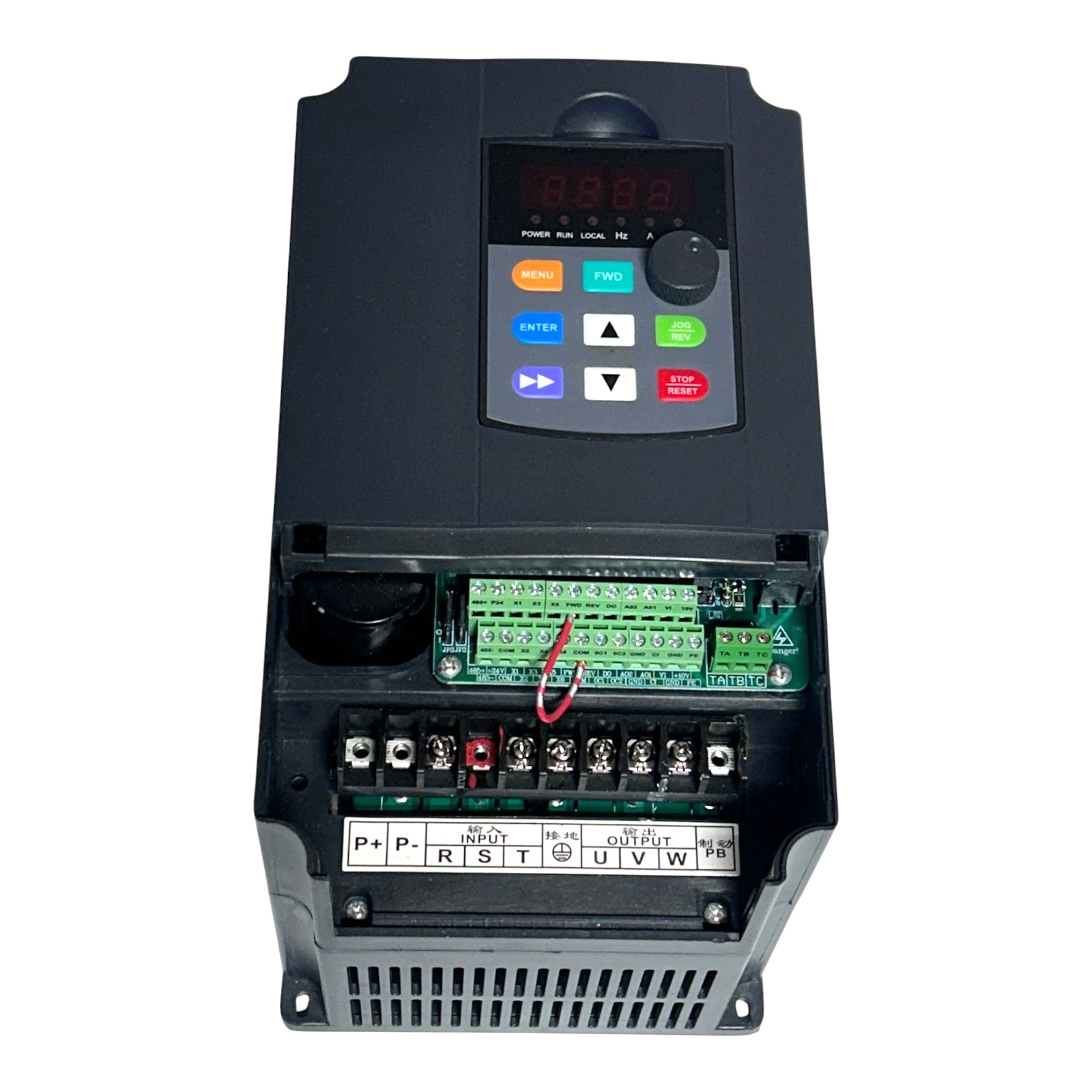 Inverter MC3000 2S0055G/0075P, 7.5KWP, AC 1 PH 220V or 3PH 380V, 25A, 500HZ