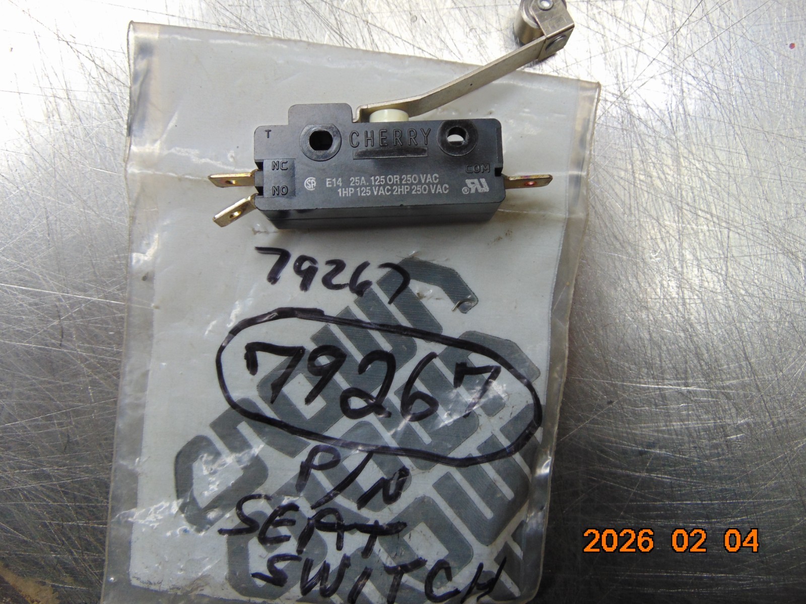 CHERRY E14 LIMIT SWITCH CROWN 79267