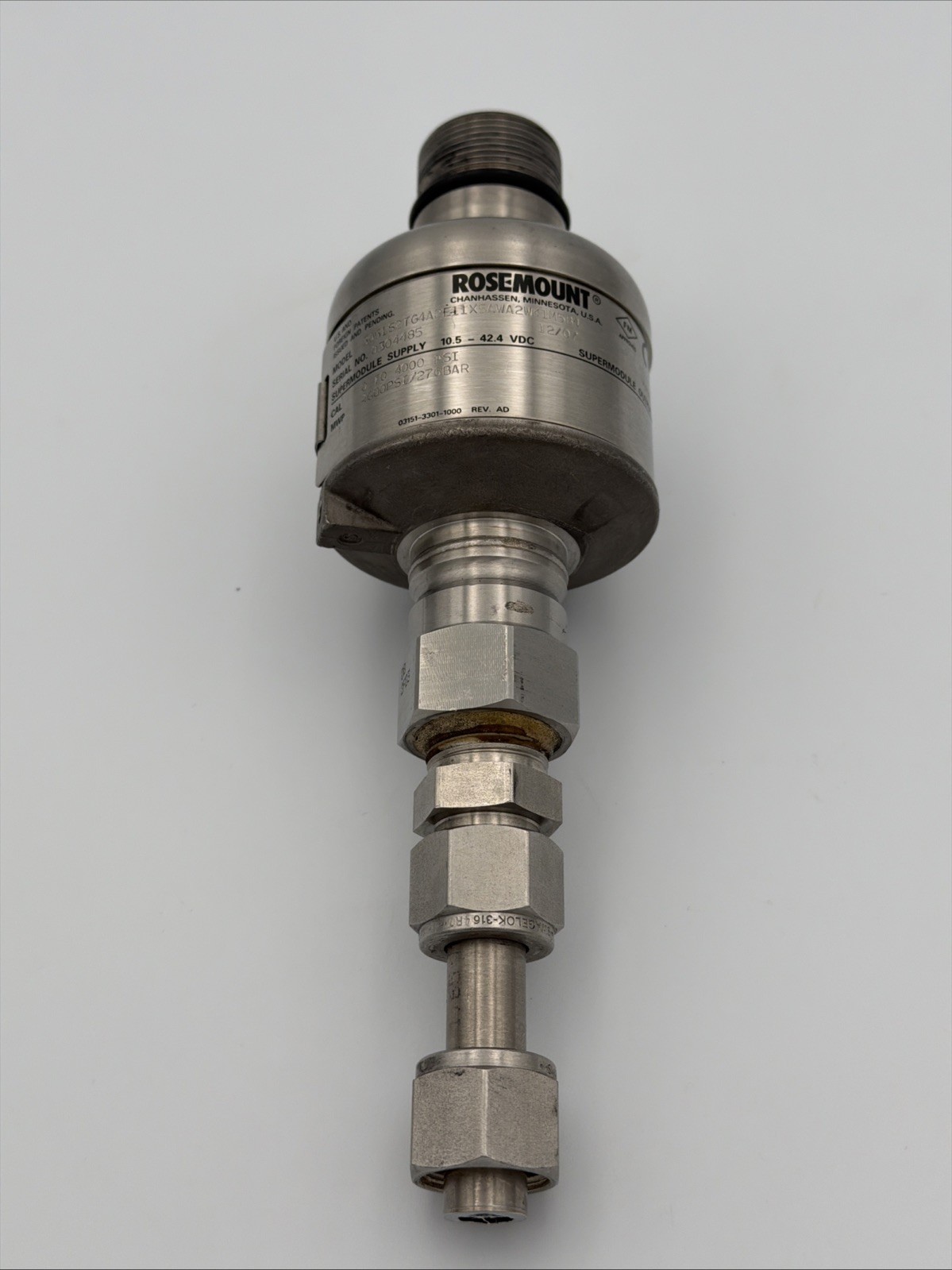 ROSEMOUNT 3051S2TG4A2E11X5AWA2WK1M5B4 PRESSURE TRANSMITTER