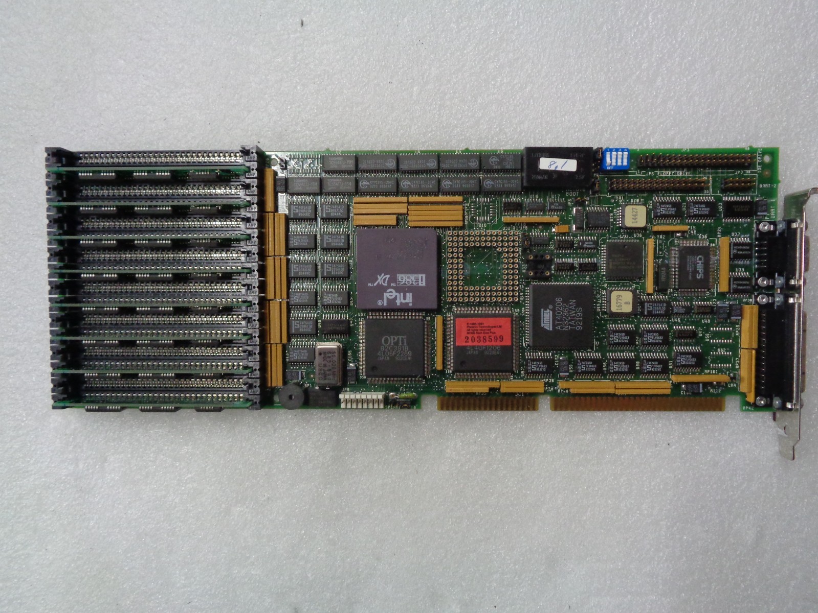 Texas Microsystems D386WB SBC, 767-A-14160/33, 767-14191/25, 767-14192/40
