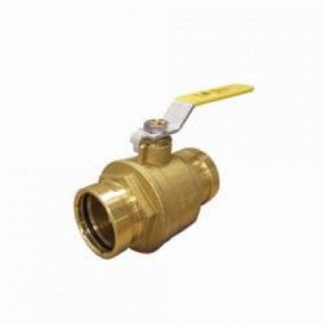 Jomar 2 Pc Full Port Press XLC Connection Dezincification Resistant Brass