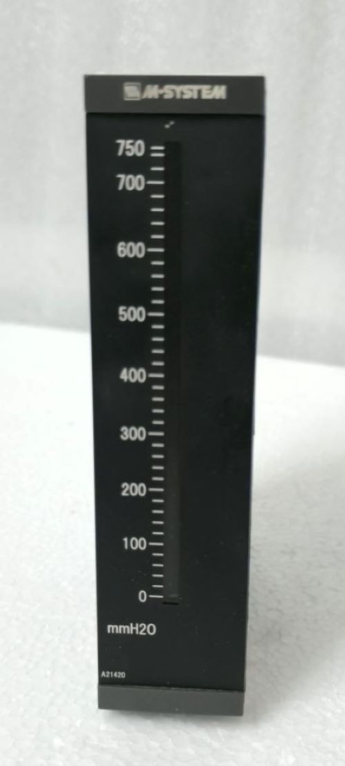 M SYSTEM 48NV 1YVA R 24VDC DUAL A 21420 MMH20 0TO 750MM BARGRAPH INDICATOR #4