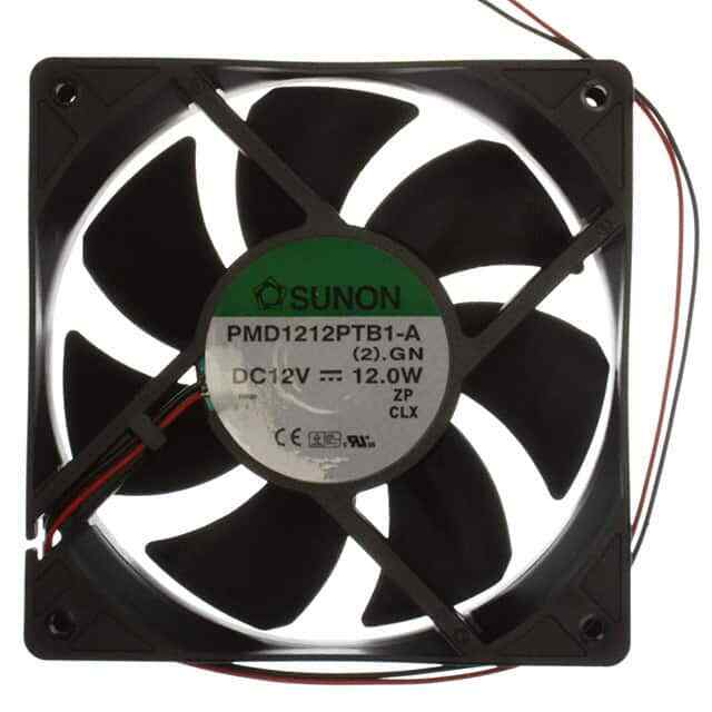 Sunon PMD1212PTB1-A.(2).GN Tubeaxial Fan – 12VDC – Square 120mm L x 120mm H -…