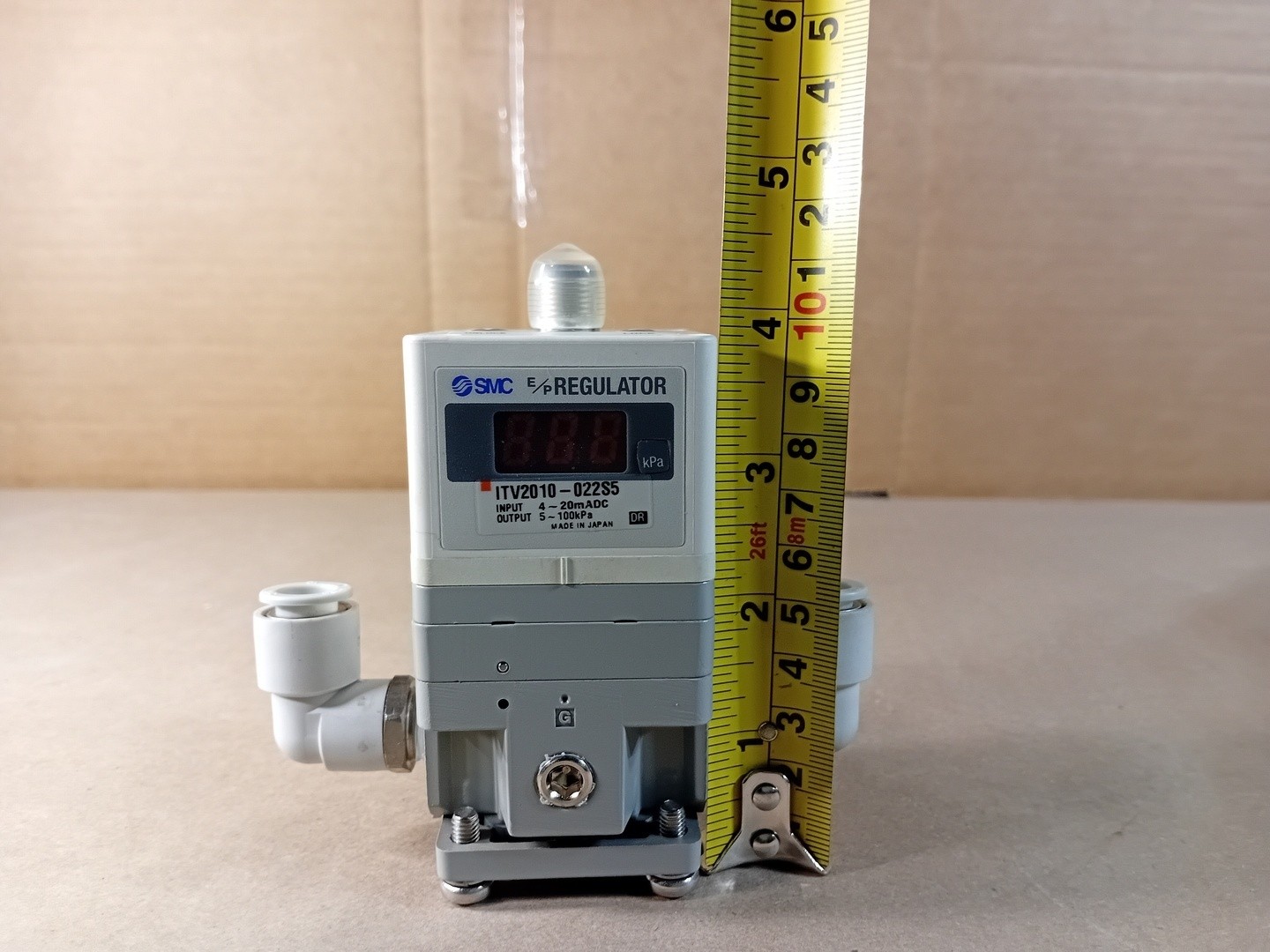 SURPLUS NEW SMC ITV2010-022S5 4-20 mA Input, 5-100 kPa Output Electro-Pneumatic