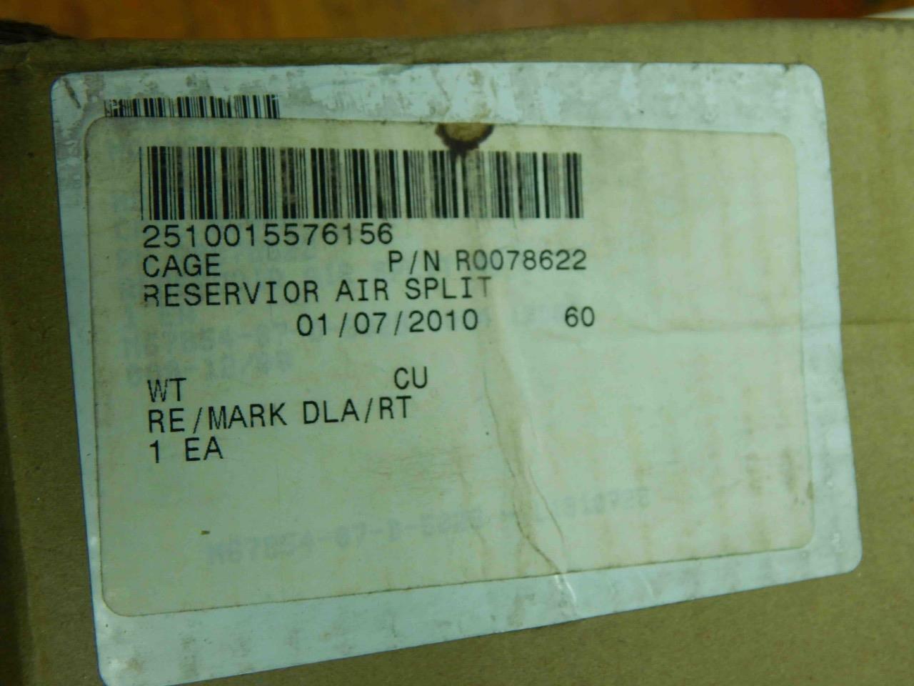 General Dynamics R0078622, 2510015576156 Split Air Reservoir 40 L Tank MRAP