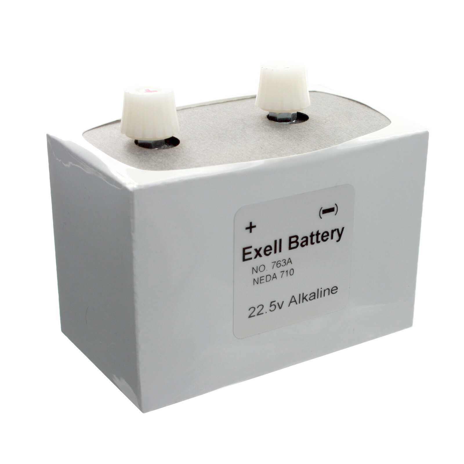 Exell Battery 763 Compatible With Eveready 763, ANSI / NEDA 710, 763