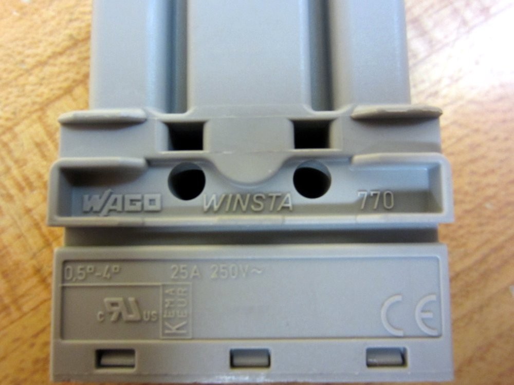 Wago 770 Winsta 3P Connector/Plug 770-213 (Pack of 12)