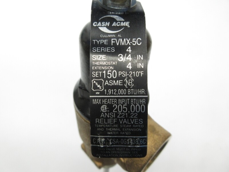 CASH ACME FVMX-5C 150PSI 3/4″ UNMP