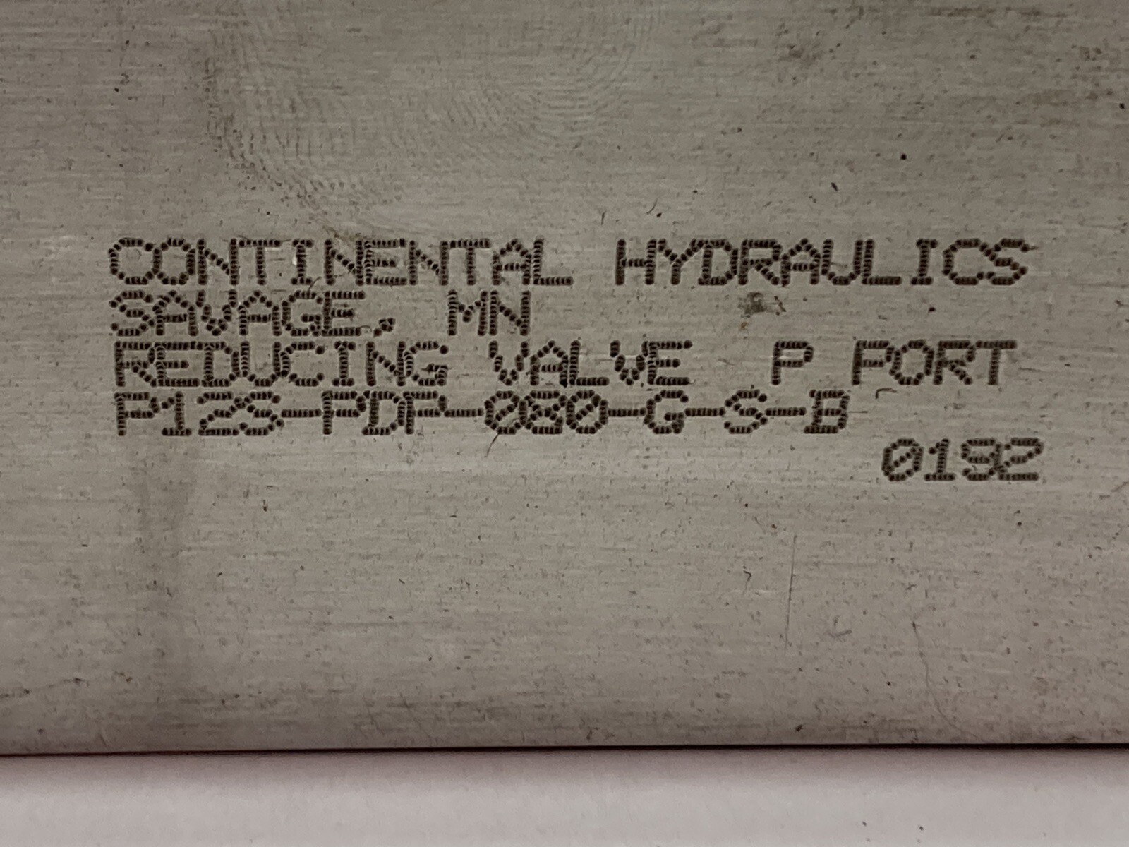 Continental Hydraulics,P12S-PDP-080-G-S-B,Valve