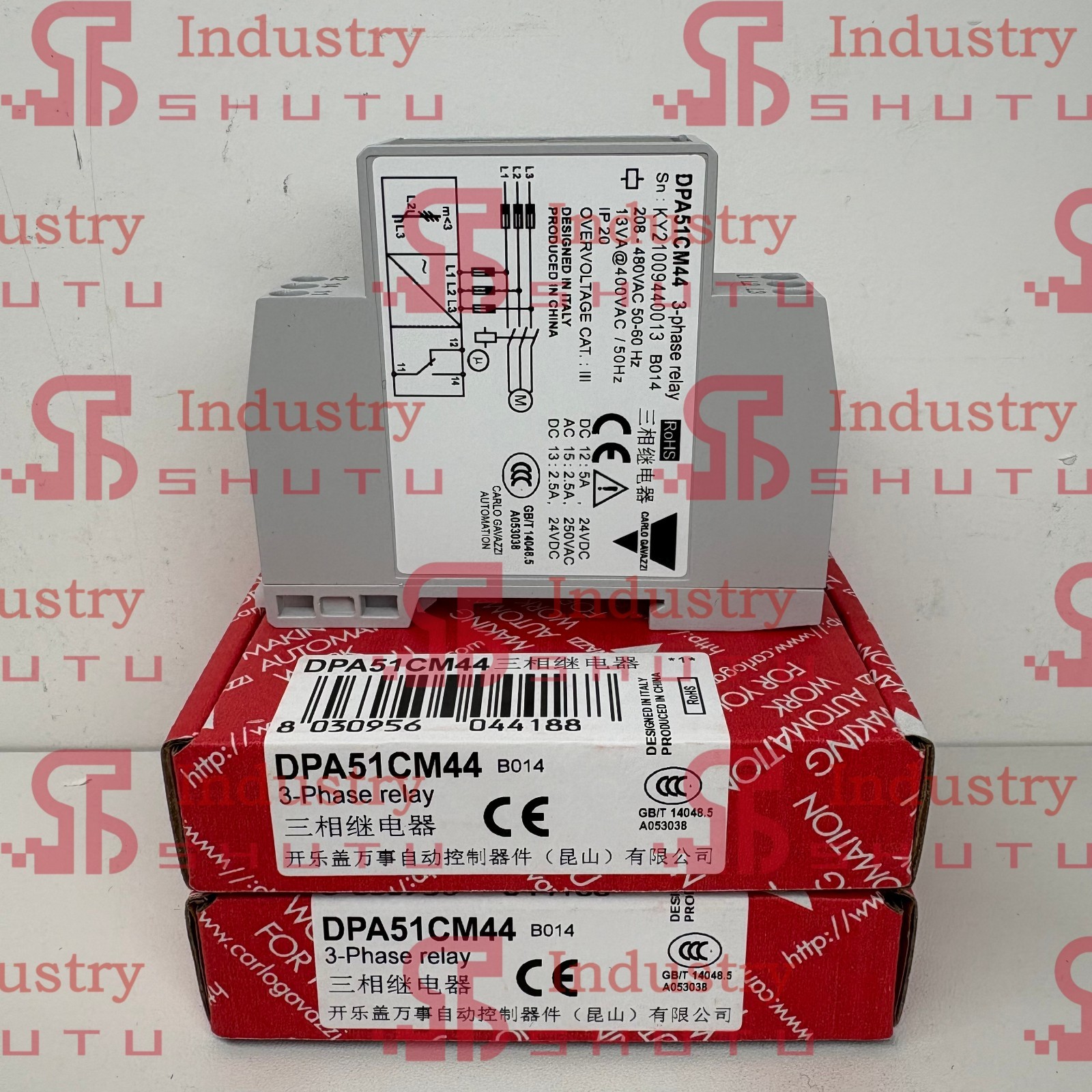 Carlo Gavazzi 3-phase DPA51CM44 B014T Phase Sequence Protection Relay#1pcs new i