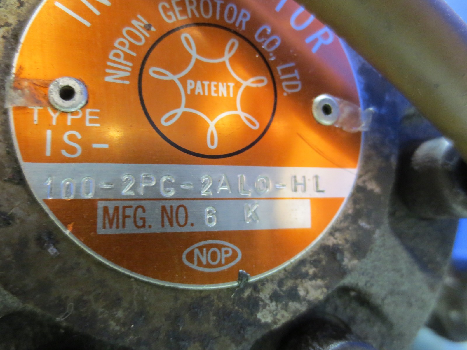 NOP MOTOR IS-100-2PC-2AL0-HL 2PG SS-G01-A3X-G0R-C1-9222B HITACHI SEIKI CNC