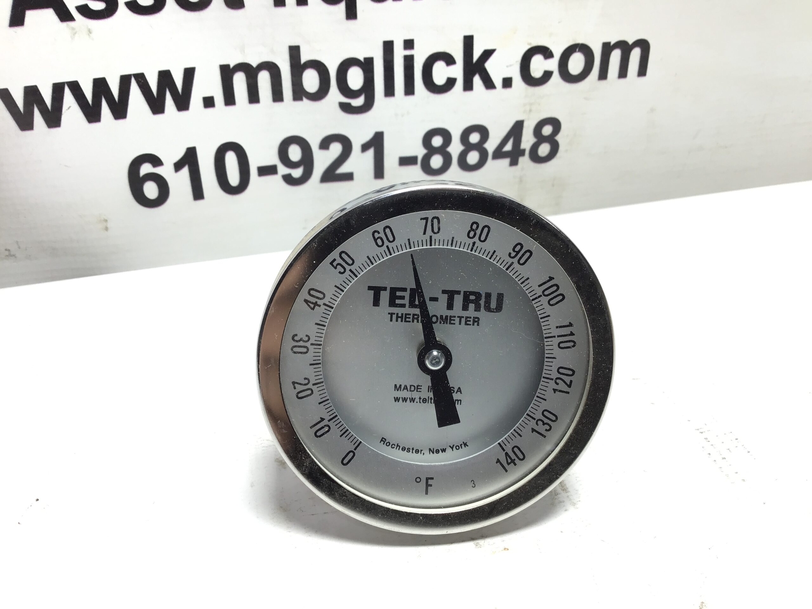 TEL-TRU 0-140F thermometer
