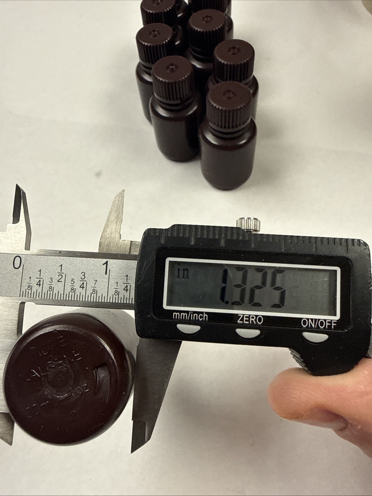 Lot Of 10 1 oz./30mL Nalgene Brown Bottles