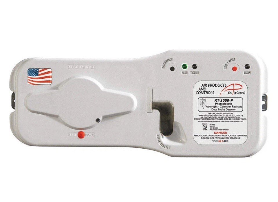 AIR PRODUCTS AND CONTROLS RT-3000-P Smoke Detector,Painted Enamel,5-1/2″ H 45JU4