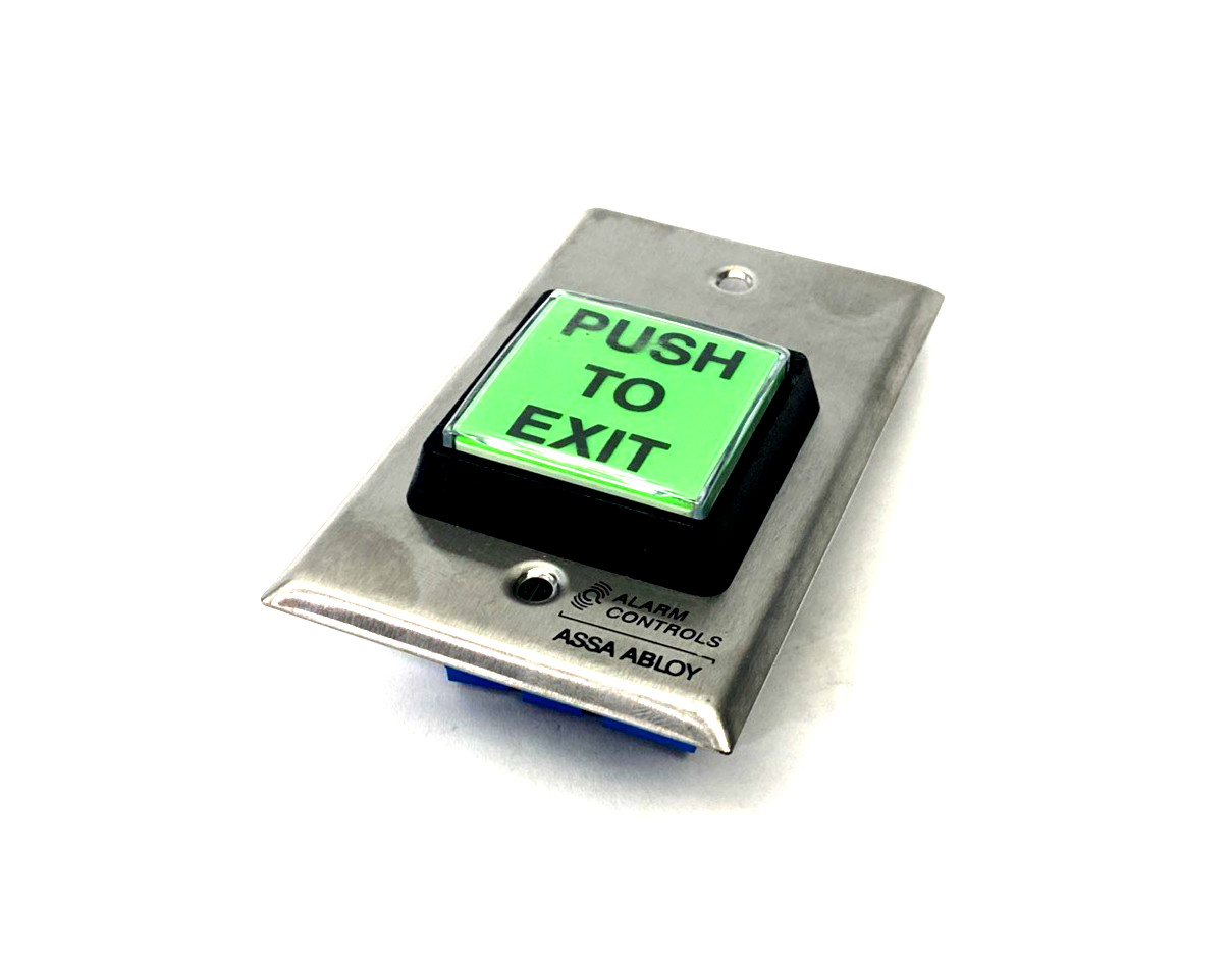 Assa Abloy TS-2T ALARM CONTROLS Push To Exit Button, Adjustable Electronic Timer