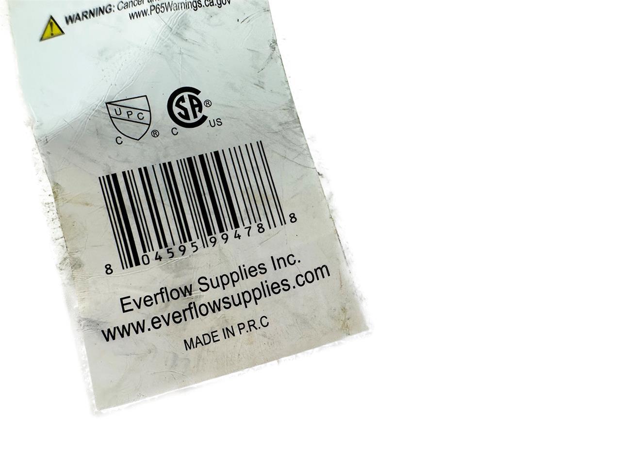EverFlow Full Port Ball Valve 600P034-NL 3/4″ NEW FREE FAST SHIP